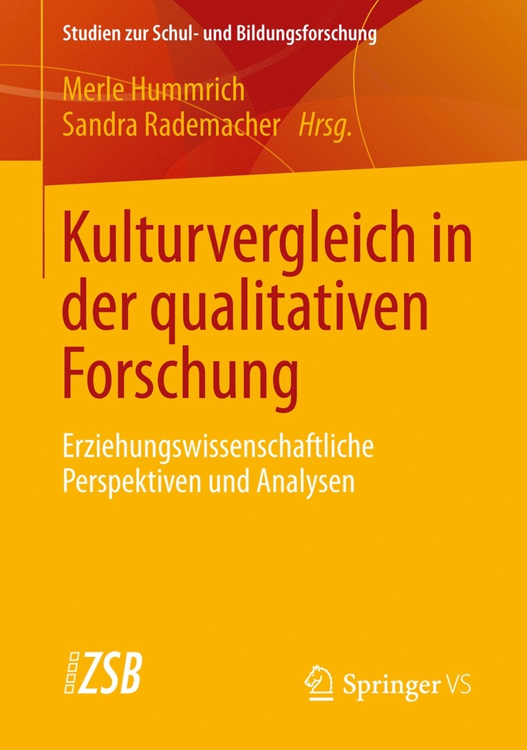 Merle Hummrich, Sandra Rademacher - Kulturvergleich in der qualitativen Forschung, Häftad