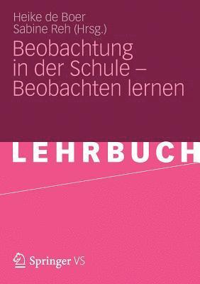 bokomslag Beobachtung in der Schule  Beobachten lernen