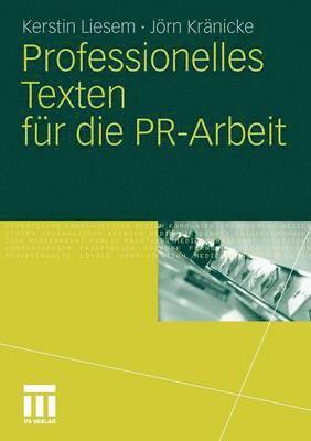 bokomslag Professionelles Texten fr die PR-Arbeit