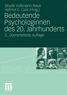 bokomslag Bedeutende Psychologinnen des 20. Jahrhunderts