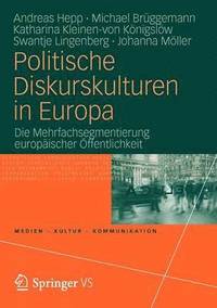 bokomslag Politische Diskurskulturen in Europa