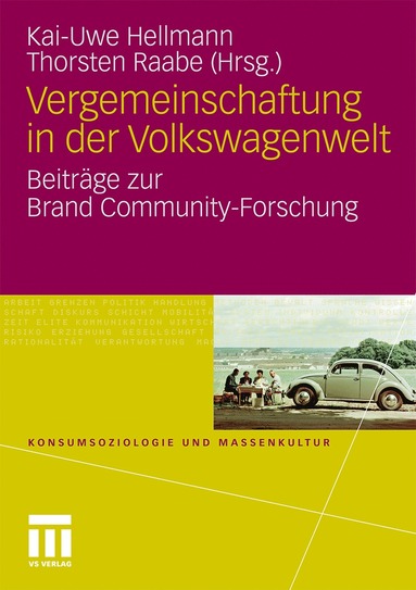 bokomslag Vergemeinschaftung in der Volkswagenwelt