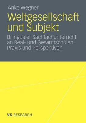 bokomslag Weltgesellschaft und Subjekt