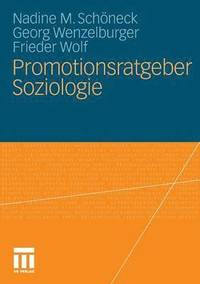 bokomslag Promotionsratgeber Soziologie