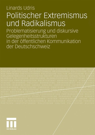 bokomslag Politischer Extremismus und Radikalismus