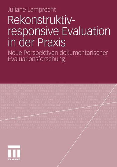 bokomslag Rekonstruktiv-responsive Evaluation in der Praxis