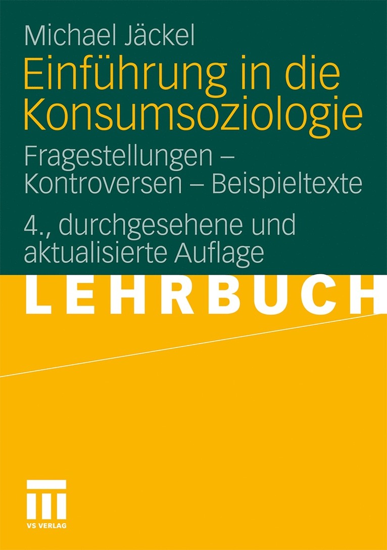 Michael Jäckel, Michael J. Ckel, Michael Jackel - Einführung in die Konsumsoziologie, Häftad