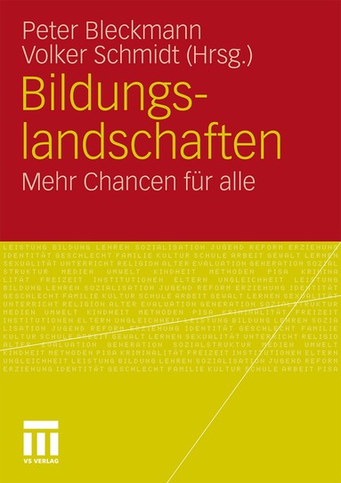 Peter Bleckmann, Volker Schmidt - Bildungslandschaften, Häftad