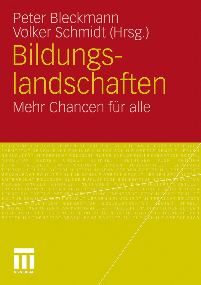 Peter Bleckmann, Volker Schmidt - Bildungslandschaften, Häftad