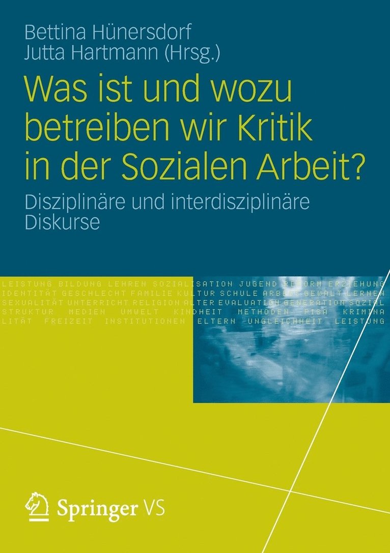 Bettina Hünersdorf, Jutta Hartmann - Was ist und wozu betreiben wir Kritik in der Sozialen Arbeit?, Häftad