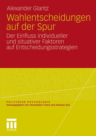 Alexander Glantz - Wahlentscheidungen auf der Spur, Häftad