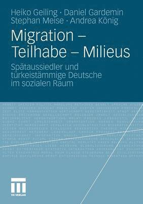 bokomslag Migration - Teilhabe - Milieus