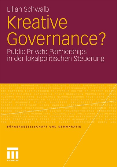 Lilian Schwalb - Kreative Governance?, Häftad