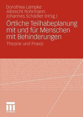 bokomslag rtliche Teilhabeplanung mit und fr Menschen mit Behinderungen