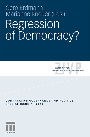 Gero Erdmann, Marianne Kneuer - Regression of Democracy?, Häftad