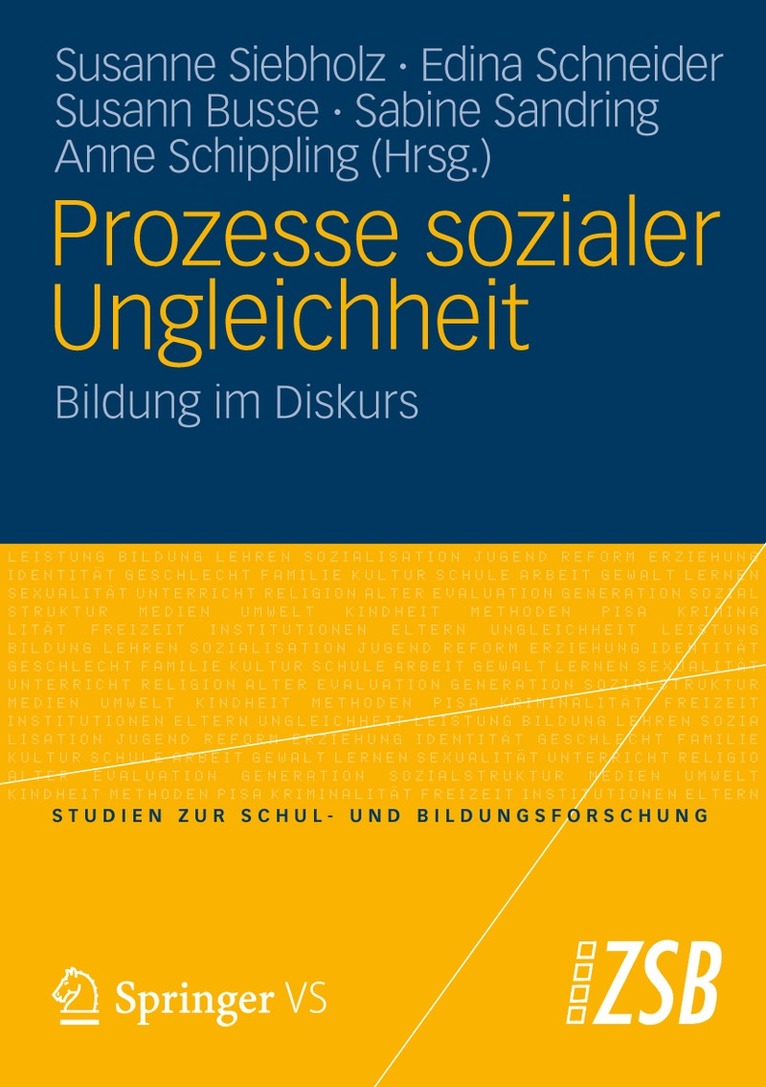 Susanne Siebholz, Edina Schneider, Susann Busse, Sabine Sandring, Anne Schippling - Prozesse sozialer Ungleichheit, Häftad