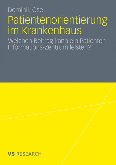 bokomslag Patientenorientierung im Krankenhaus