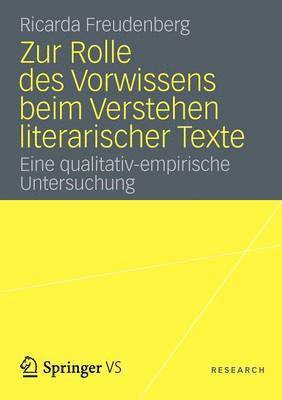 bokomslag Zur Rolle des Vorwissens beim Verstehen literarischer Texte