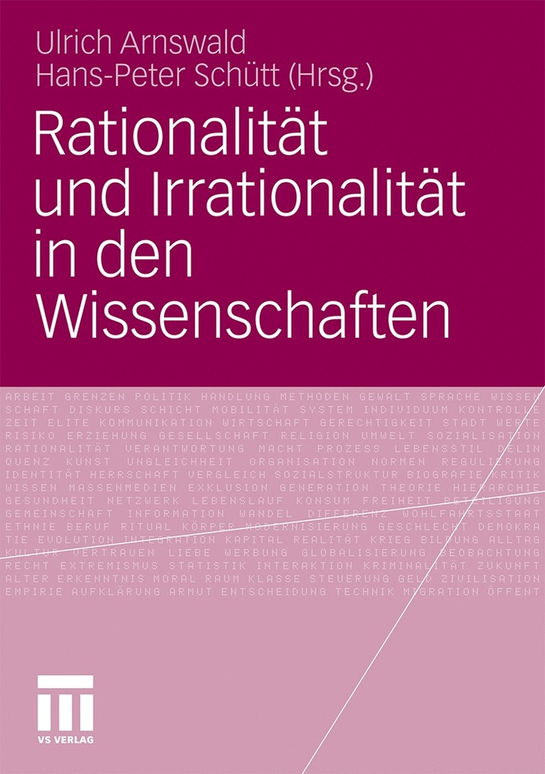 Ulrich Arnswald, Hans-Peter Schütt - Rationalität und Irrationalität in den Wissenschaften, Häftad