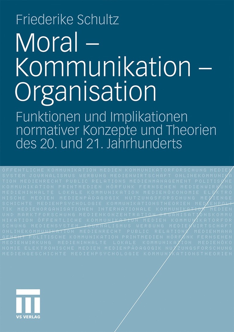 Moral  Kommunikation  Organisation 1