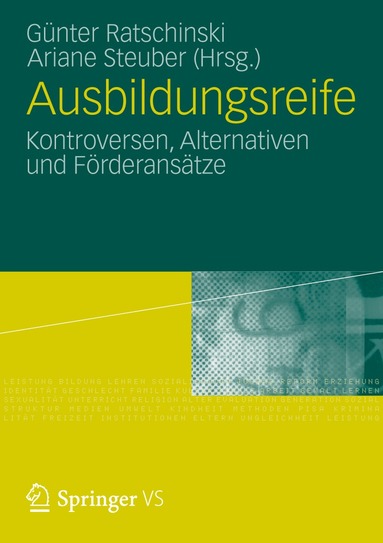 Günter Ratschinski, Ariane Steuber - Ausbildungsreife, Häftad