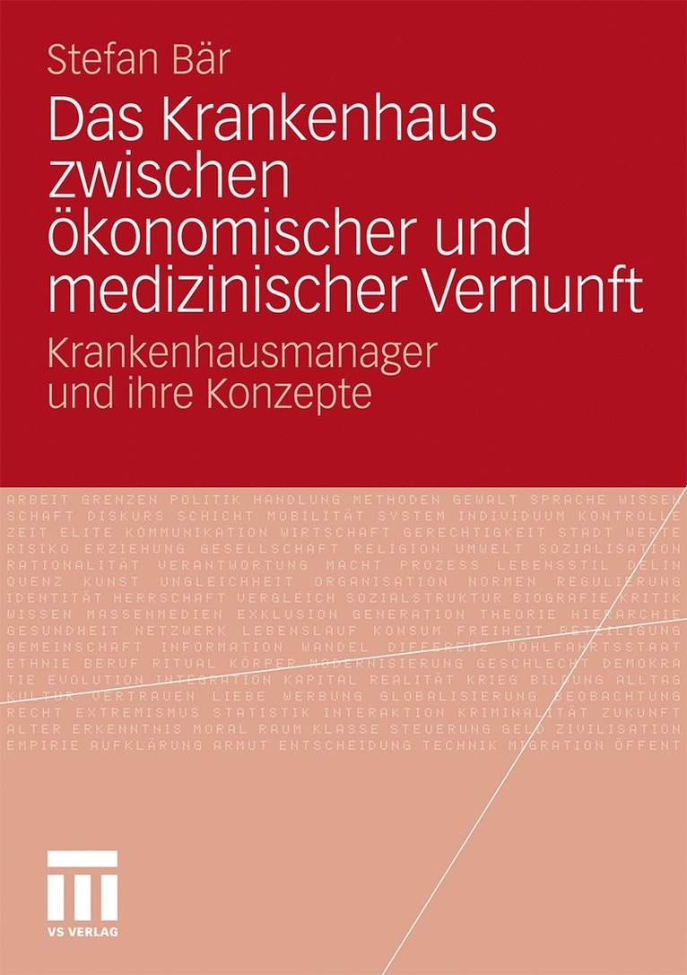 Stefan Bär - Das Krankenhaus zwischen ökonomischer und medizinischer Vernunft, Häftad