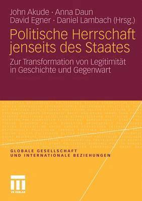 bokomslag Politische Herrschaft jenseits des Staates