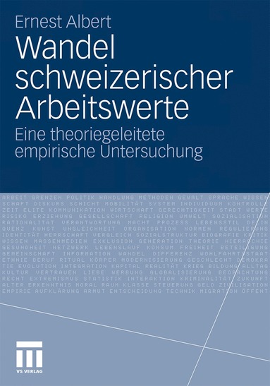 bokomslag Wandel schweizerischer Arbeitswerte