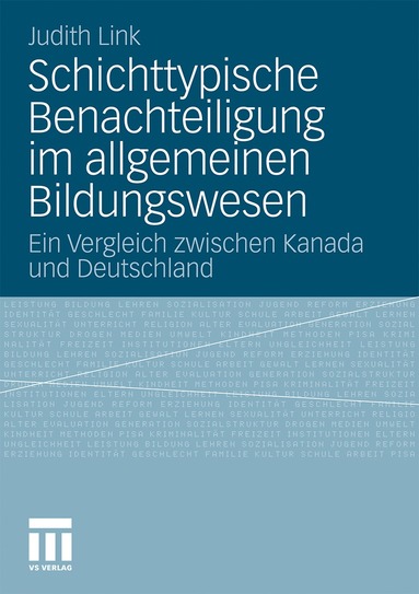 bokomslag Schichttypische Benachteiligung im allgemeinen Bildungswesen