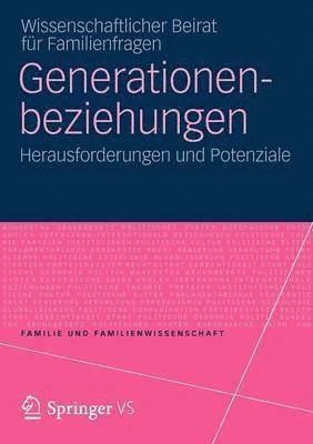 bokomslag Generationenbeziehungen