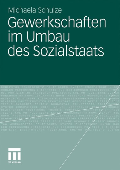 bokomslag Gewerkschaften im Umbau des Sozialstaats