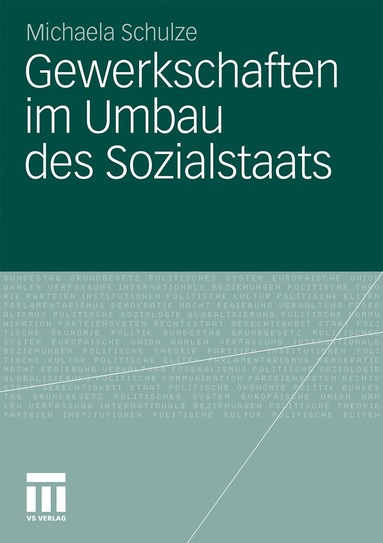 bokomslag Gewerkschaften im Umbau des Sozialstaats