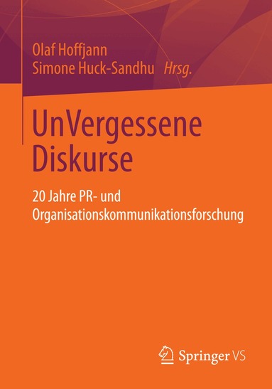 Olaf Hoffjann, Simone Huck-Sandhu - UnVergessene Diskurse, Häftad