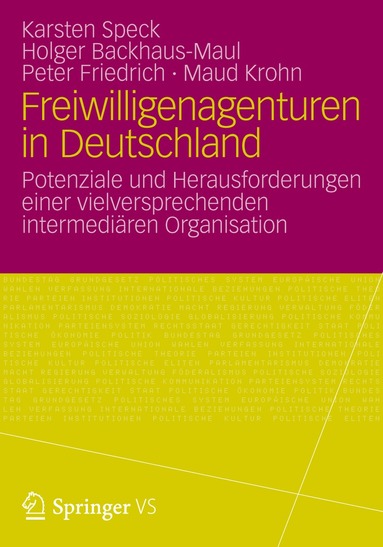 bokomslag Freiwilligenagenturen in Deutschland