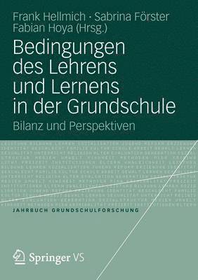 bokomslag Bedingungen des Lehrens und Lernens in der Grundschule