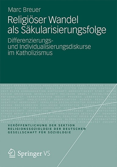 Marc Breuer - Religiöser Wandel als Säkularisierungsfolge, Häftad