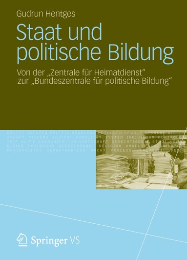 bokomslag Staat und politische Bildung