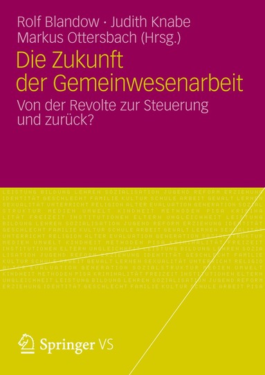 Rolf Blandow, Judith Knabe, Markus Ottersbach - Die Zukunft der Gemeinwesenarbeit, Häftad