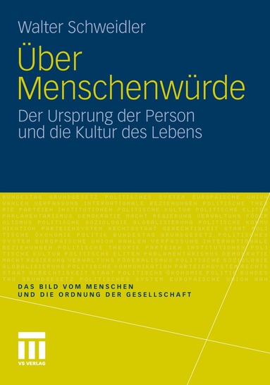 Walter Schweidler - Über Menschenwürde, Inbunden