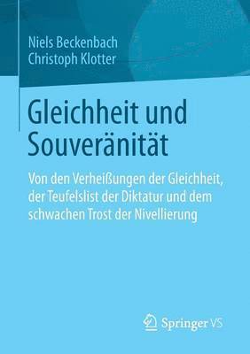 bokomslag Gleichheit und Souvernitt