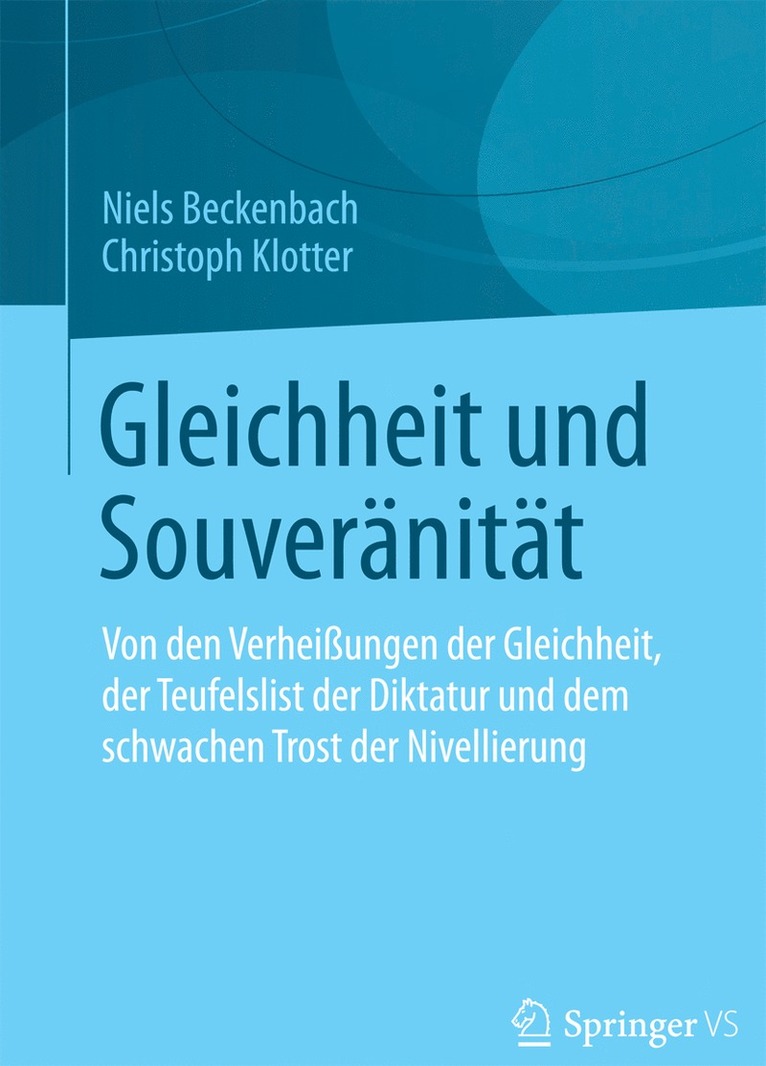 Niels Beckenbach, Christoph Klotter - Gleichheit und Souveränität, Häftad
