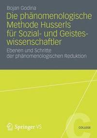 bokomslag Die Phnomenologische Methode Husserls fr Sozial- und Geisteswissenschaftler