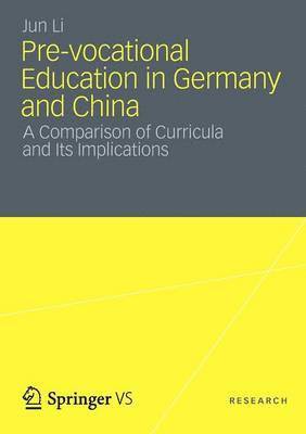 bokomslag Pre-vocational Education in Germany and China