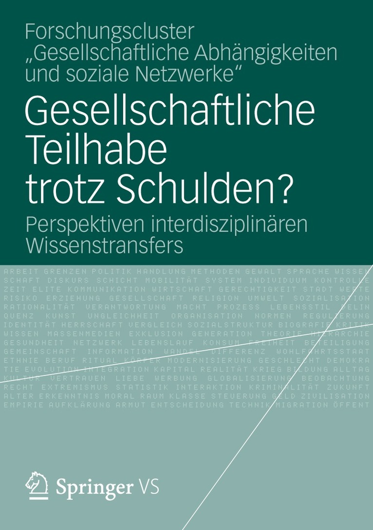 Gesellschaftliche Teilhabe trotz Schulden? 1