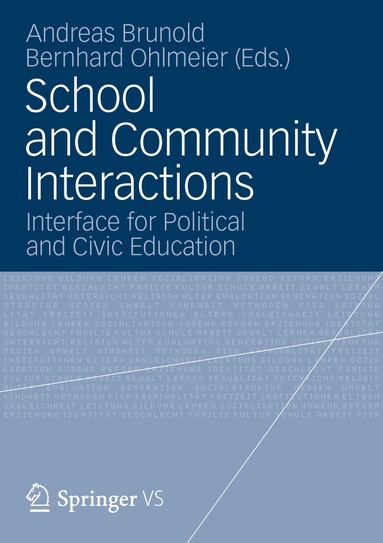 Andreas Brunold, Bernhard Ohlmeier - School and Community Interactions, Häftad