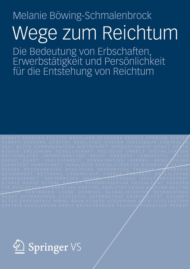 Melanie Böwing-Schmalenbrock - Wege zum Reichtum, Häftad