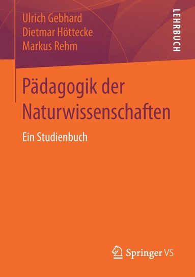 bokomslag Pdagogik der Naturwissenschaften