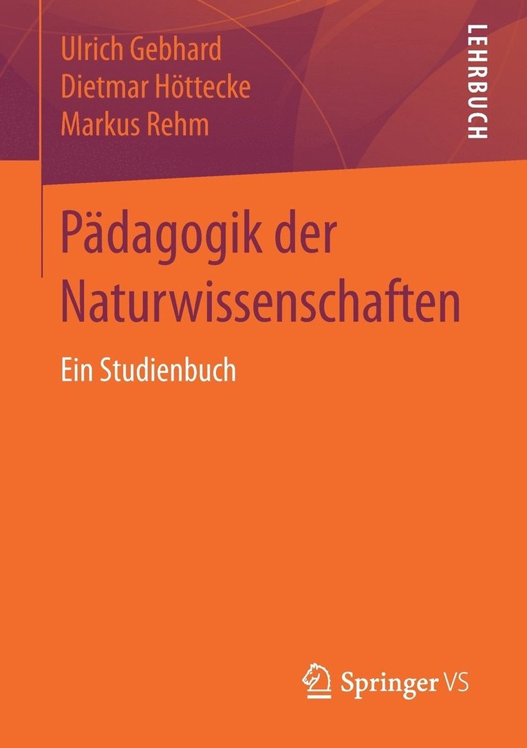 Pdagogik der Naturwissenschaften 1