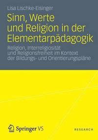bokomslag Sinn, Werte und Religion in der Elementarpdagogik