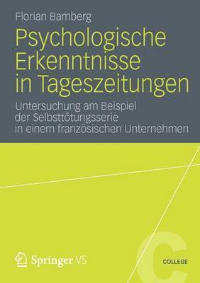 bokomslag Psychologische Erkenntnisse in Tageszeitungen